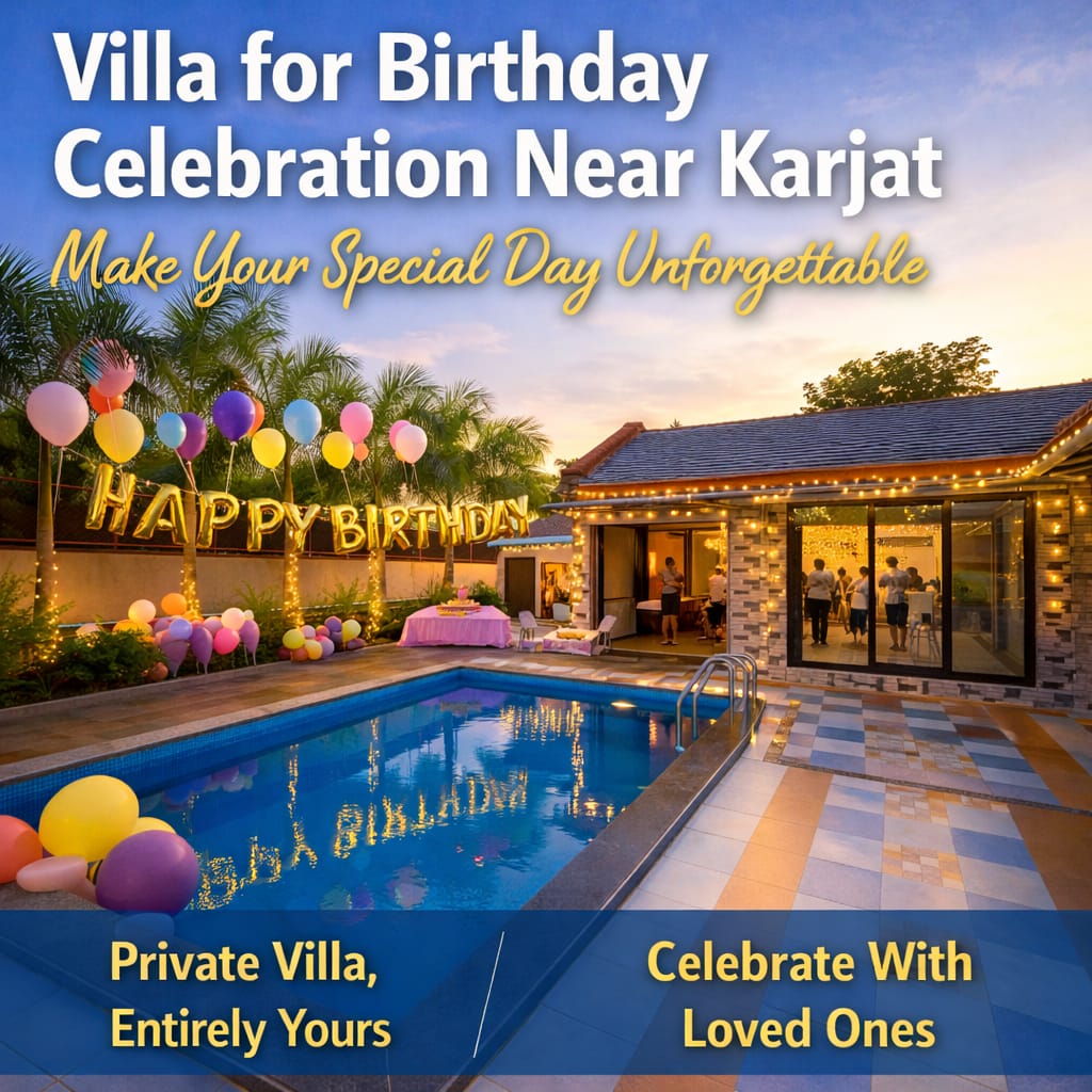 Villa for Birthday Celebration Near Karjat