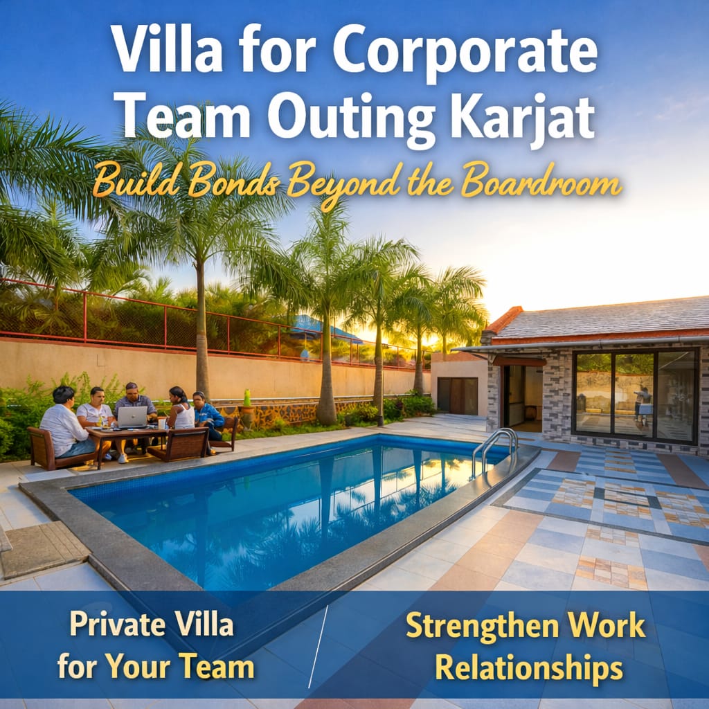 Villa for Corporate Team Outing Karjat