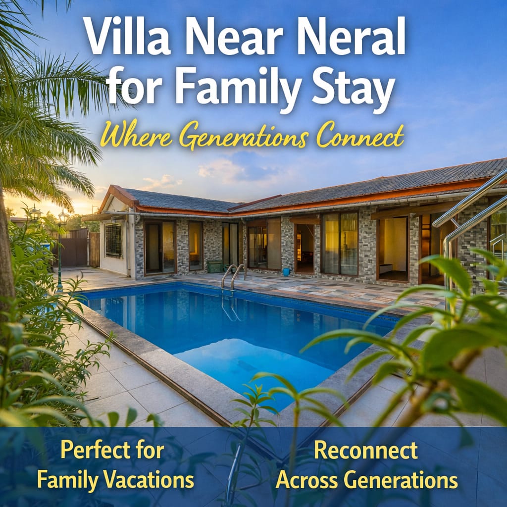 Villa Near Neral for Family Stay