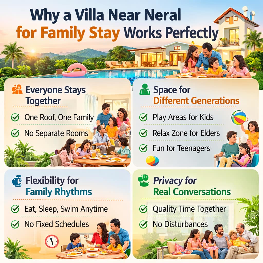 Why a Villa Near Neral for Family Stay Works Perfectly