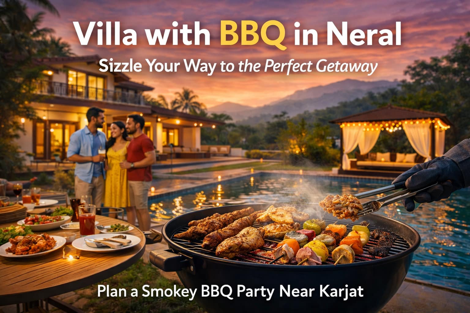 Villa with BBQ in Neral