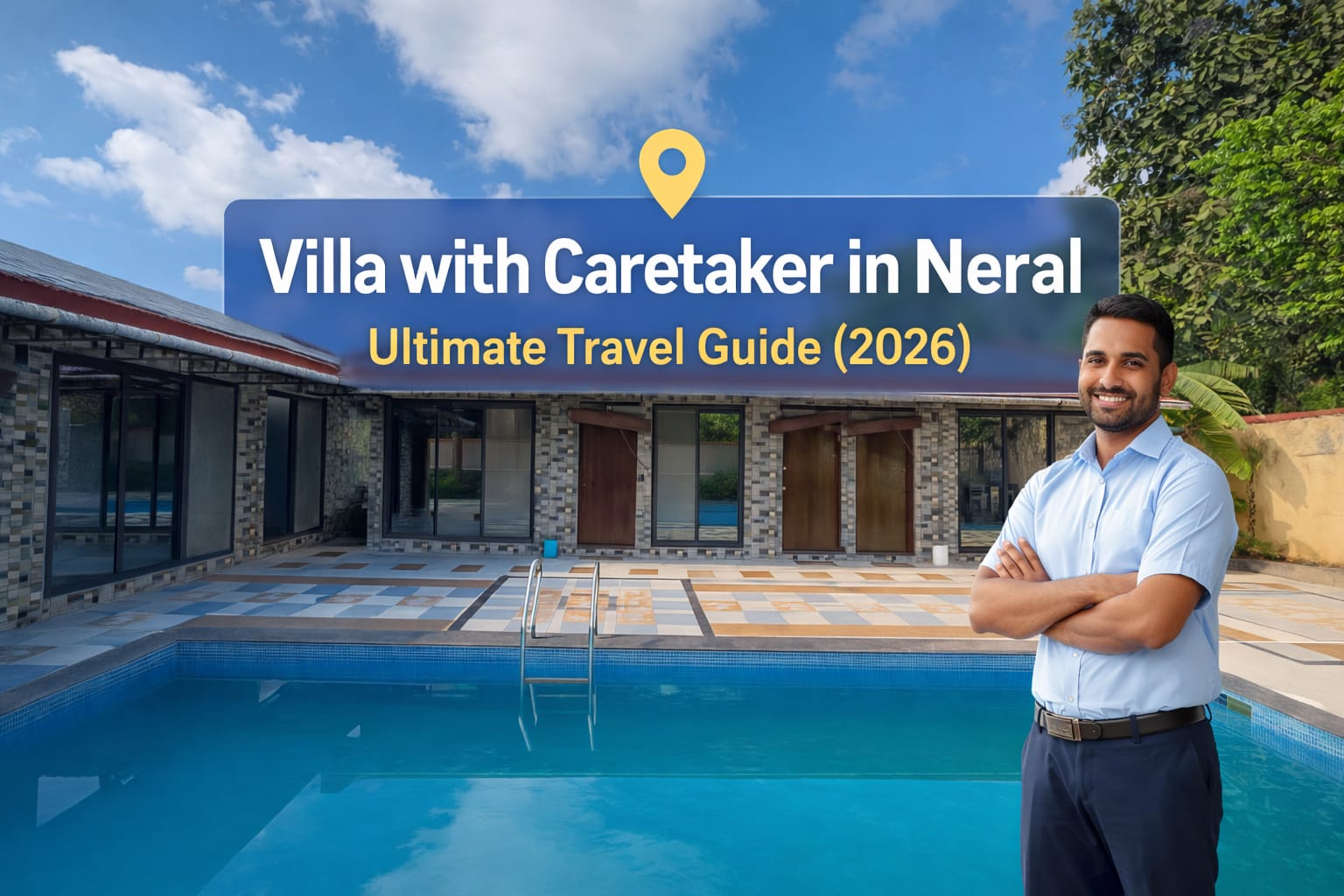 Villa with Caretaker in Neral