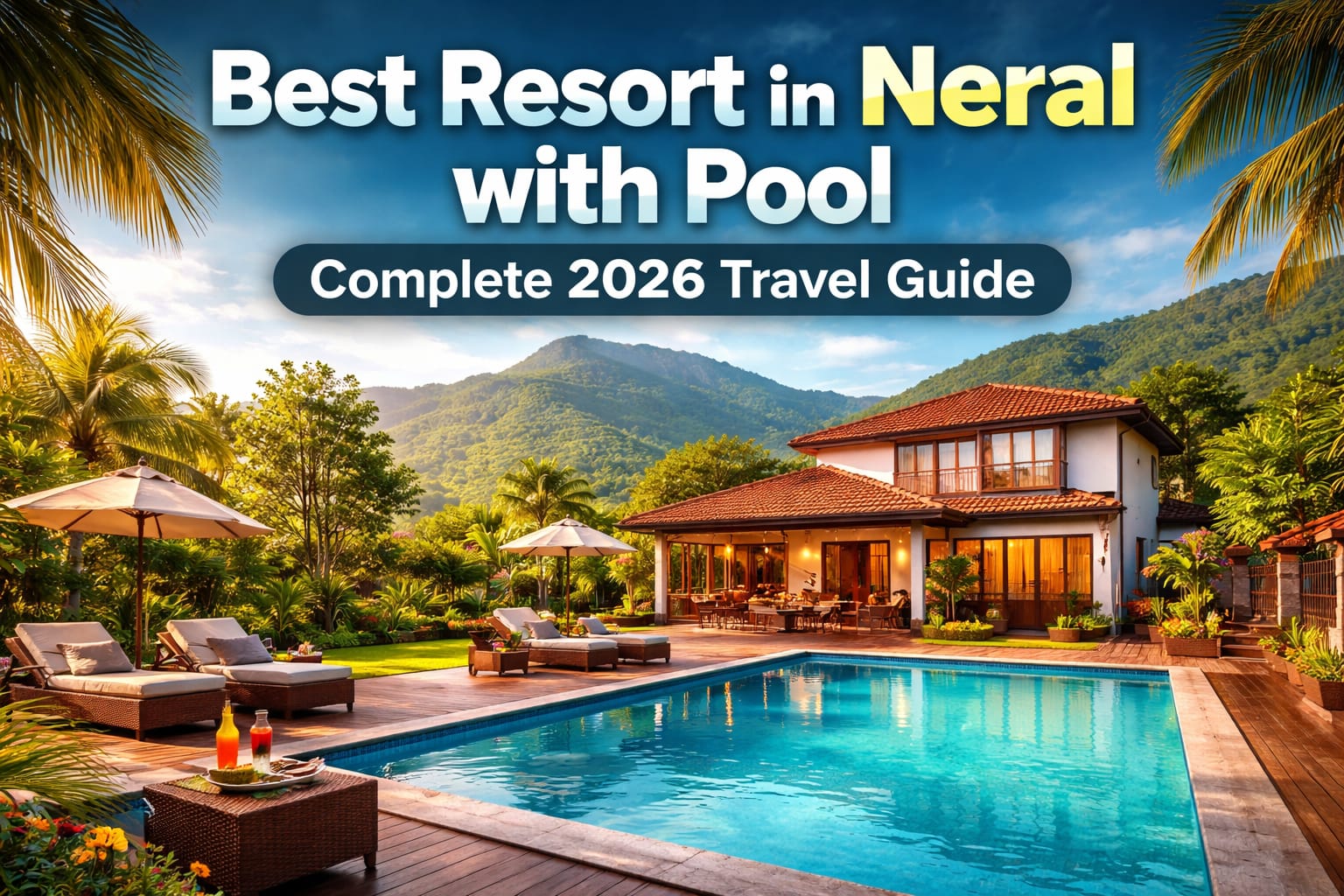 Best Resort in Neral with Pool