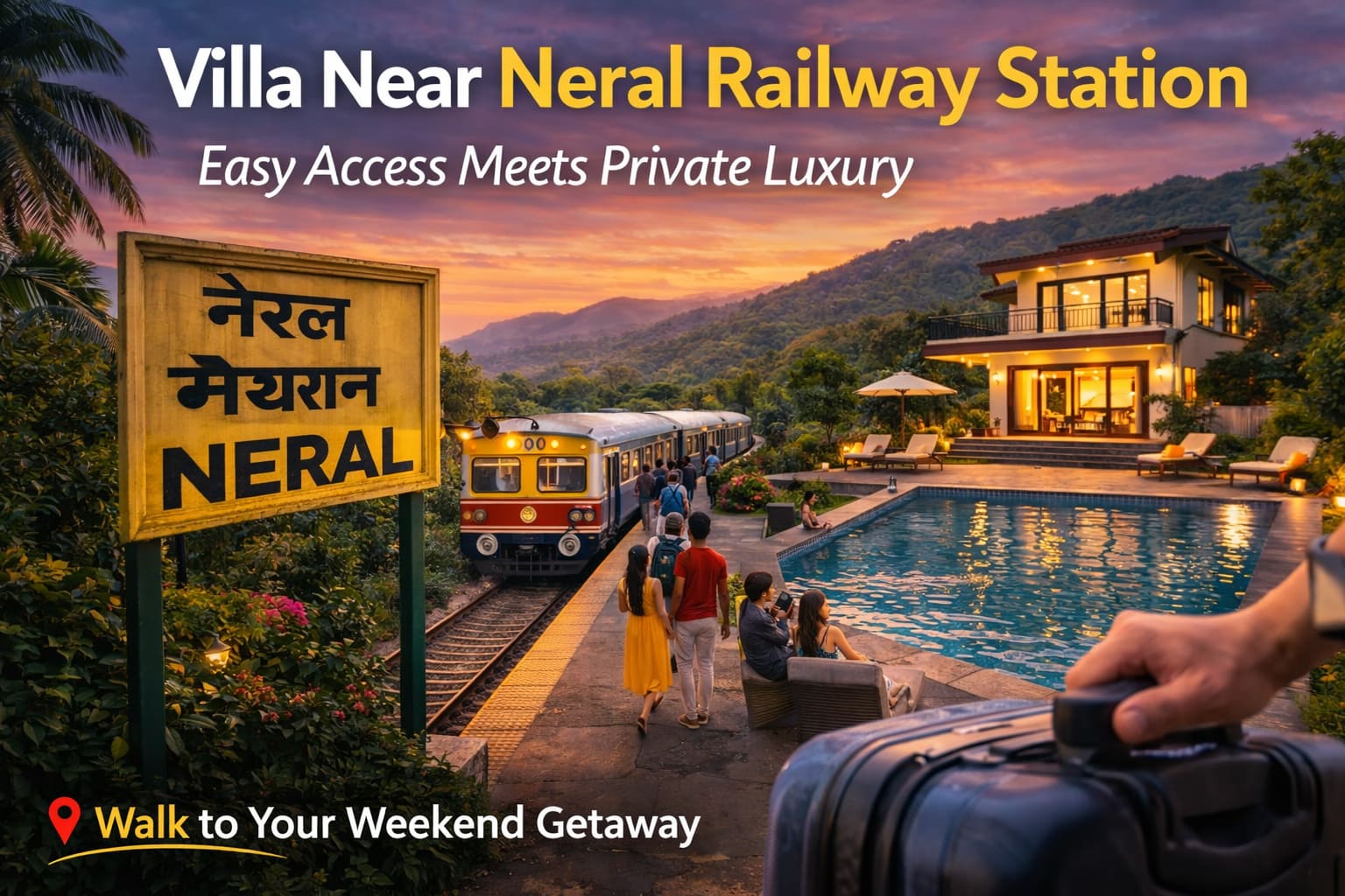 Villa Near Neral Railway Station