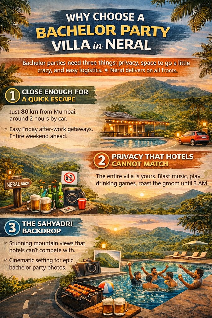 Why Choose a Bachelor Party Villa in Neral