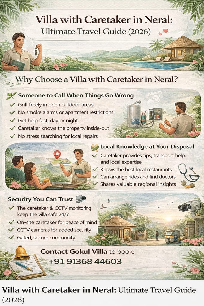Why a Villa with a Caretaker in Neral Makes All the Difference