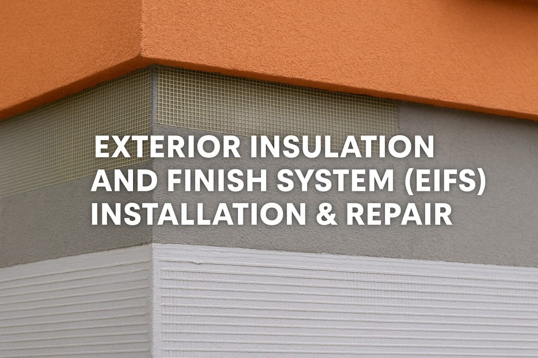 EIFS installation and repair
