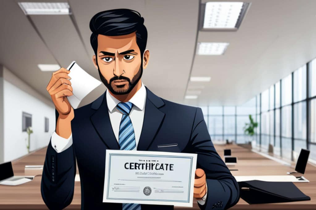business man who needs IEC renewal