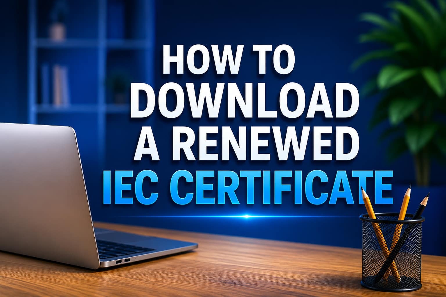 How to download a renewed IEC