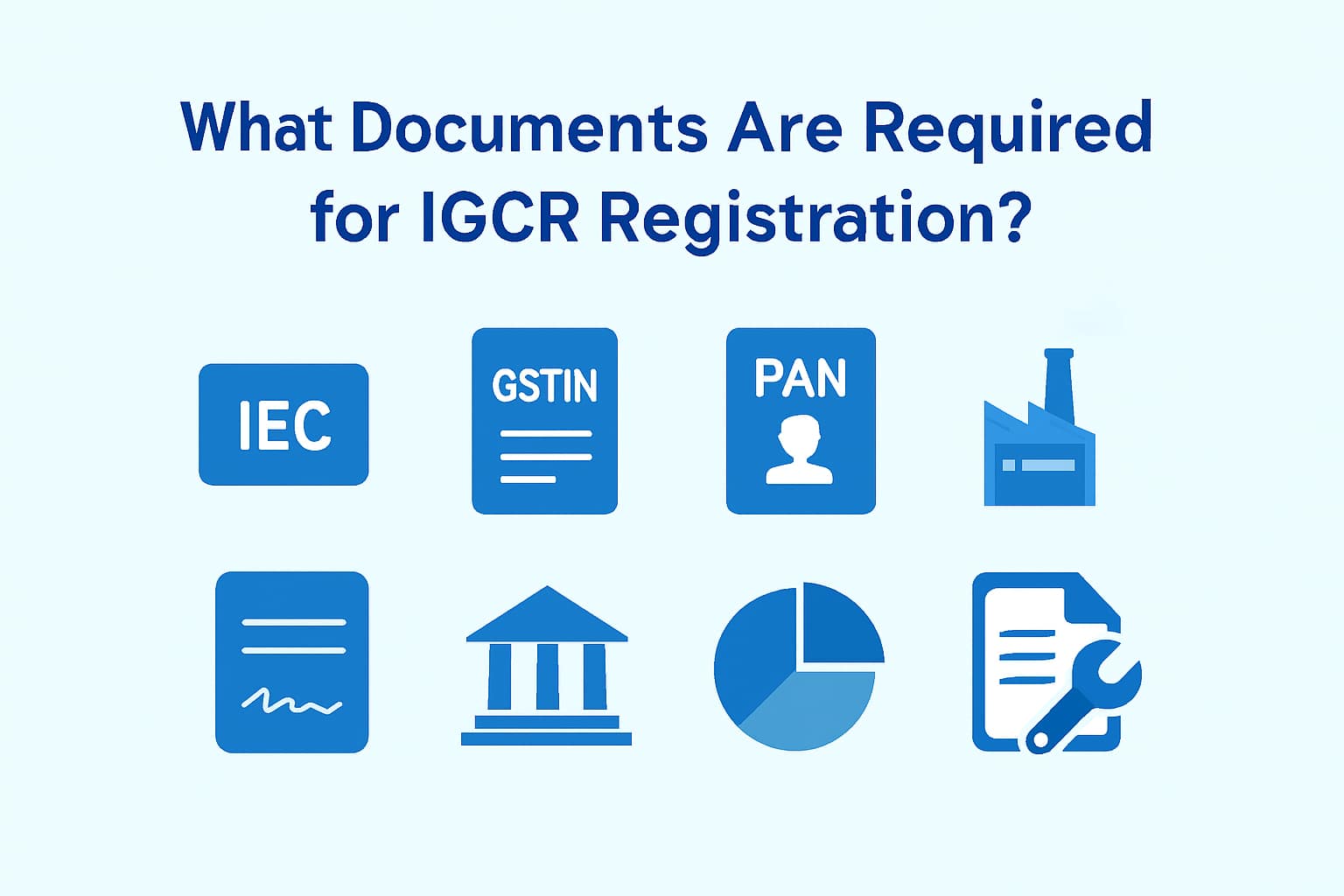 what documents are needed for igcr reg