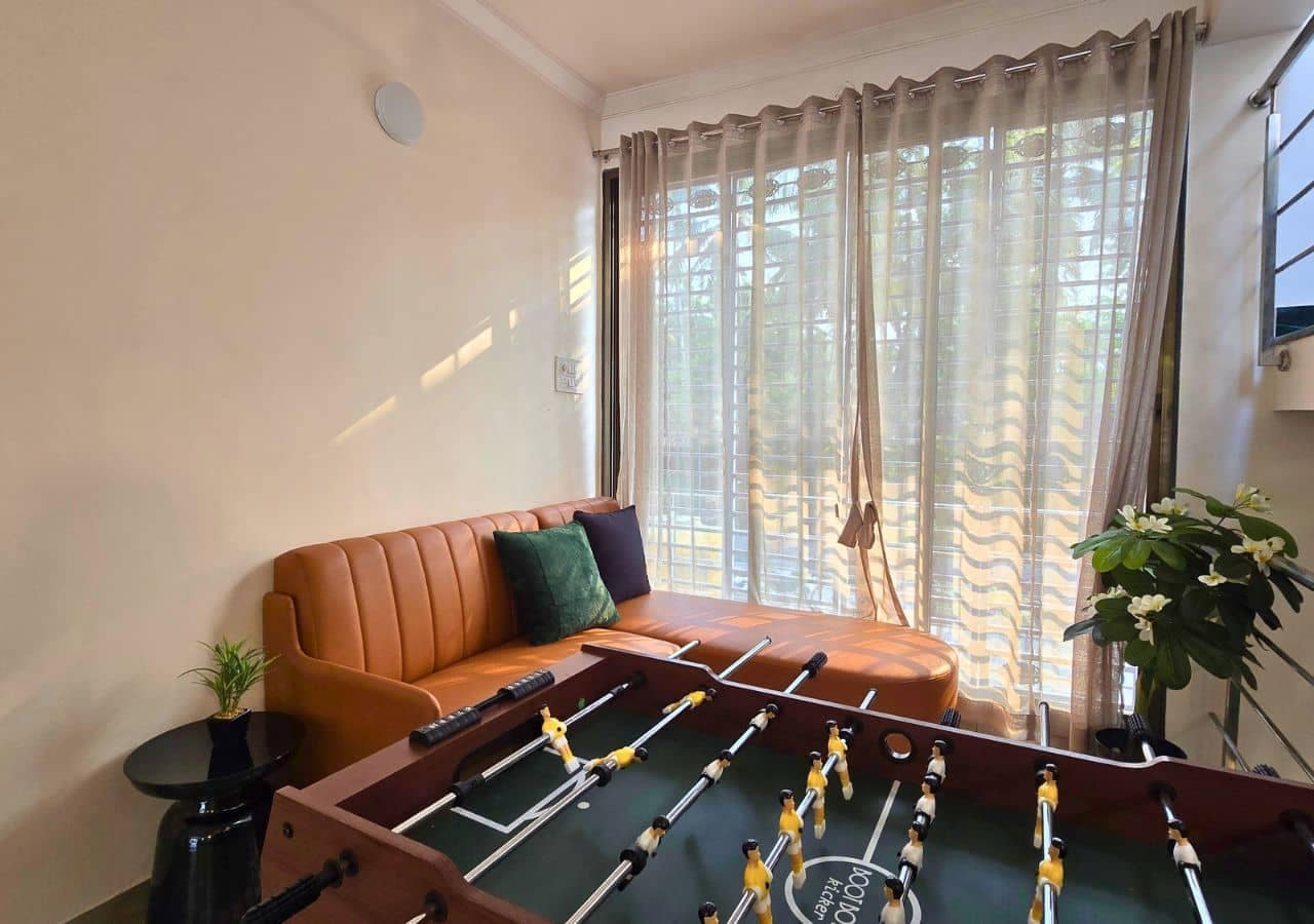 foosball at Vandana Villa living room 2