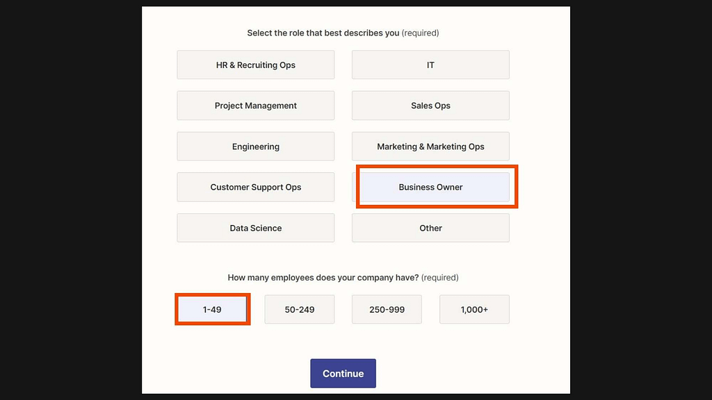 select business owner and employees