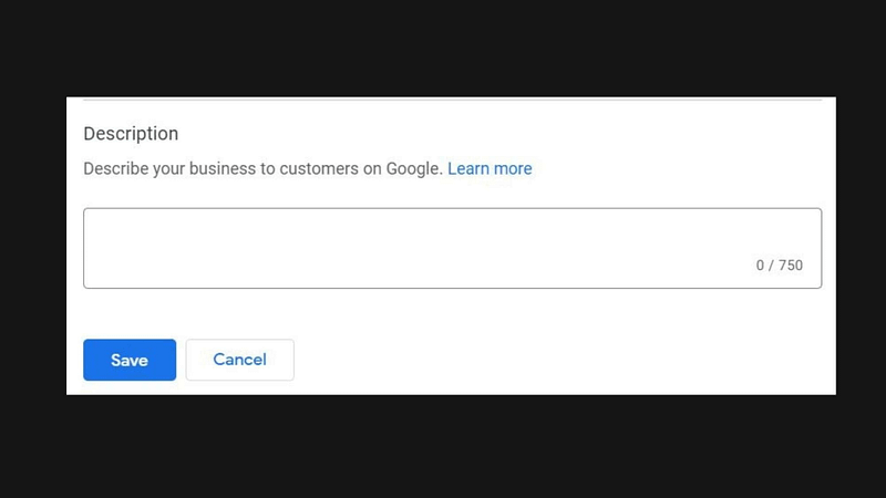 fill description of your business