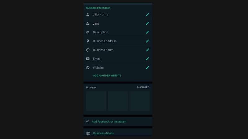 Business profile