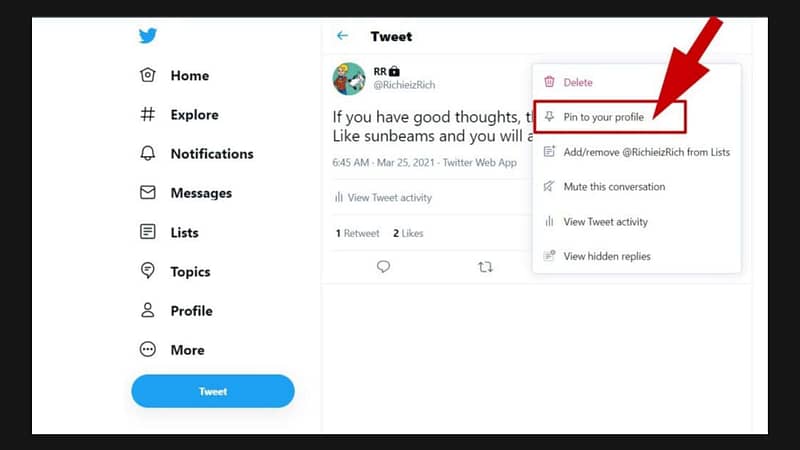 pin your tweets