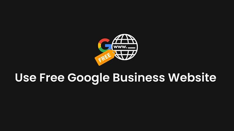 Feature image for blog: use free google website