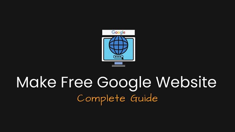 Feature image for blog: Make a free google website