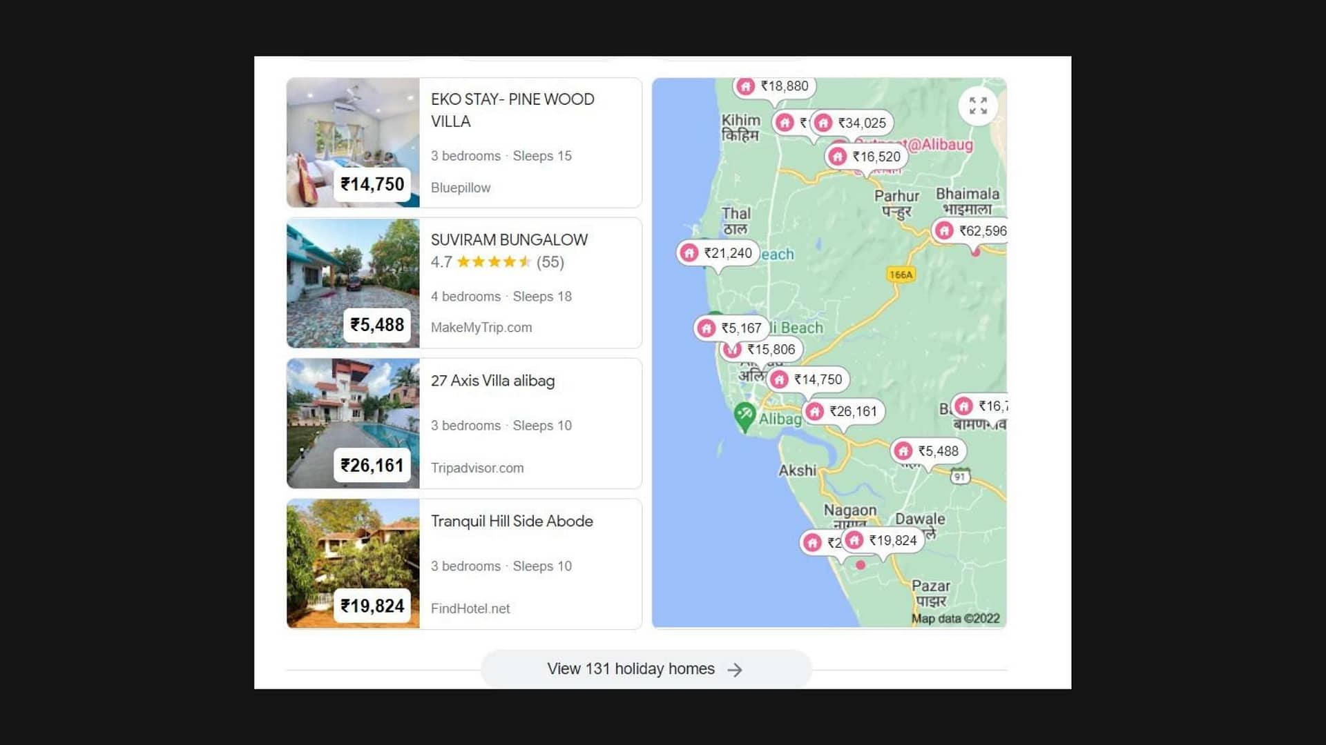 google local pack listing