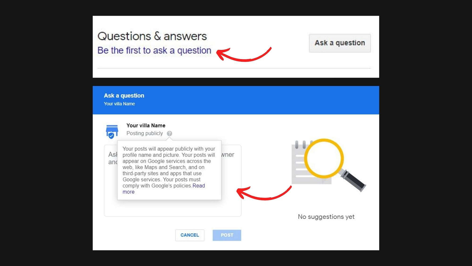 ask questions and answer