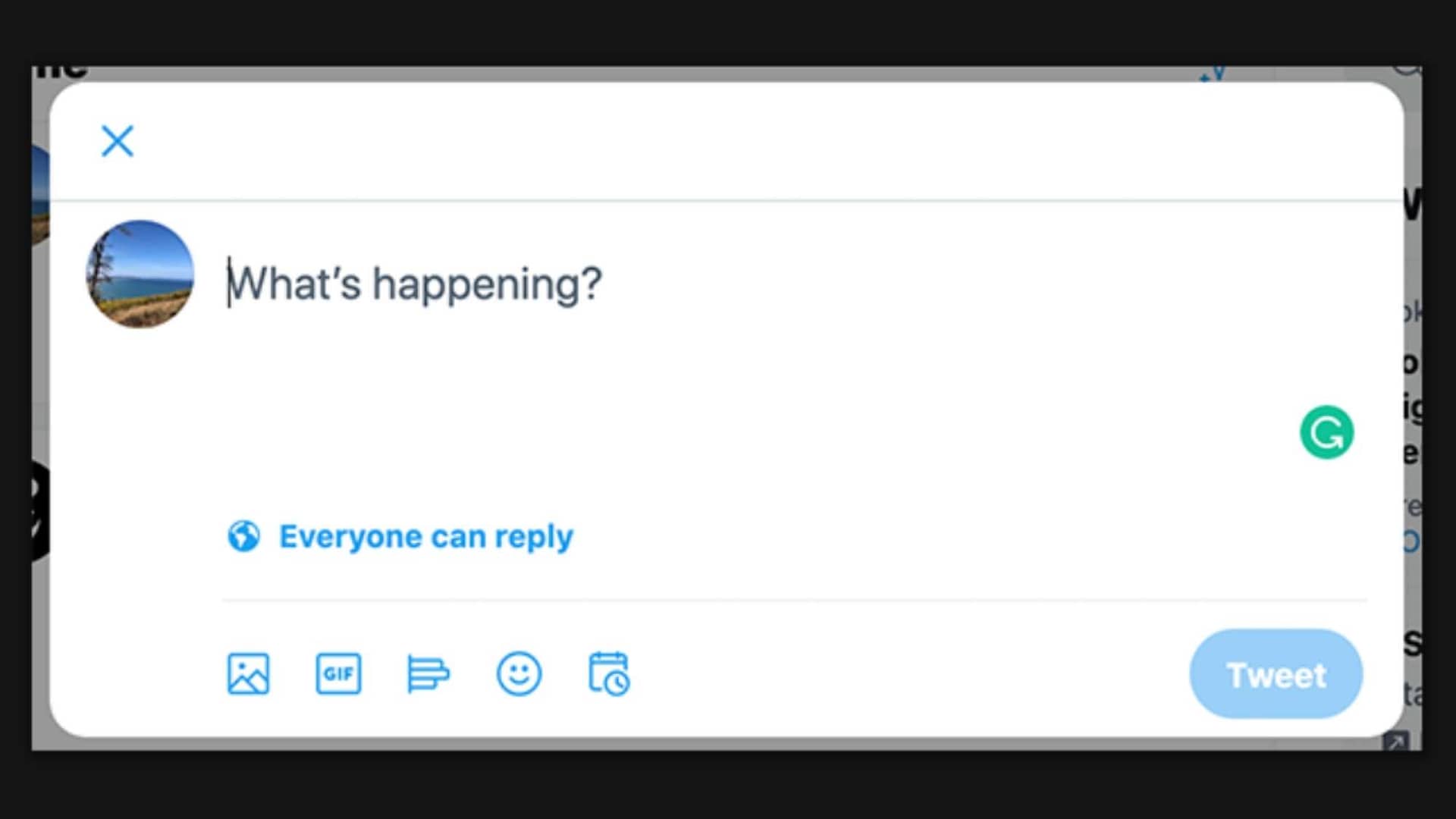 start posting tweets