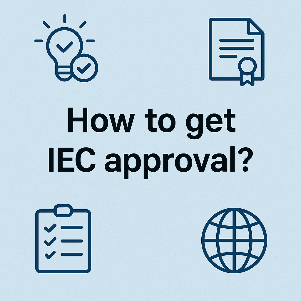 how to get iec approval