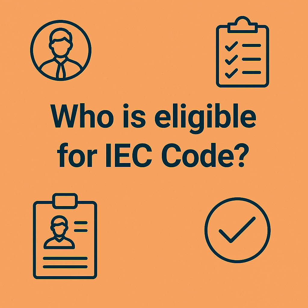 who is eligible for iec code