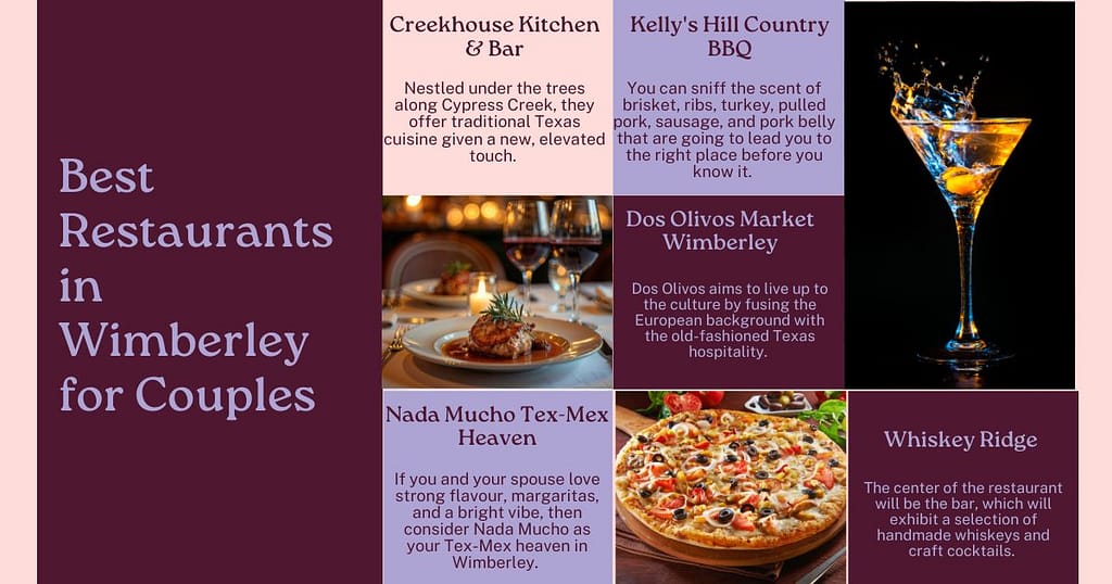 Best Restaurants in Wimberley for Romantic Dinners 2 Restaurants in Wimberley for Couples