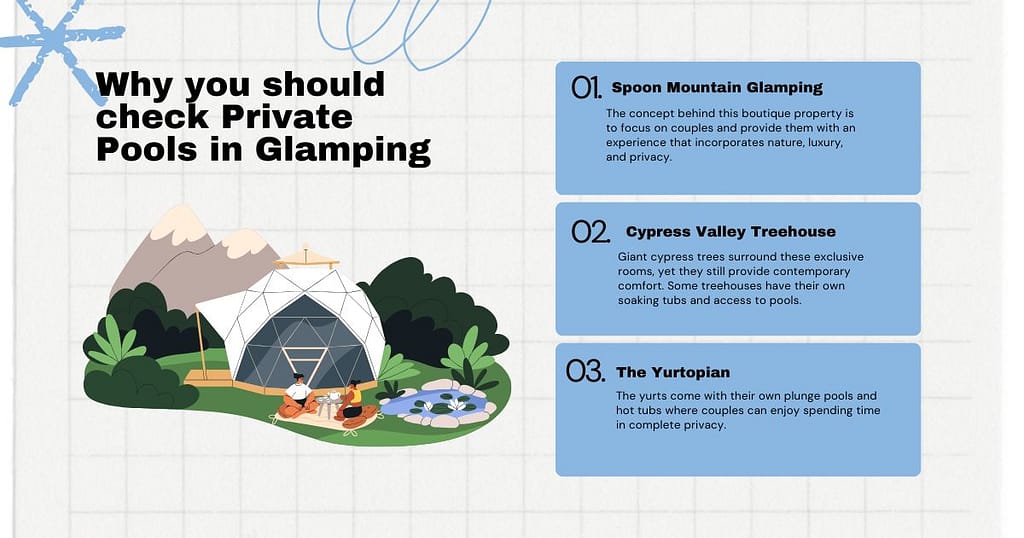 Luxury Glamping with Private Pools in Texas Hill Country – 2026 Guide 1 Why you should check for Private Pools in Glamping