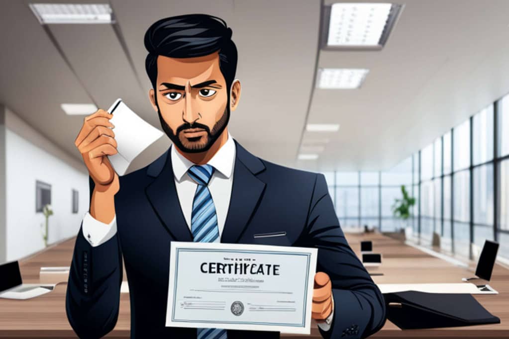 business man who needs IEC renewal