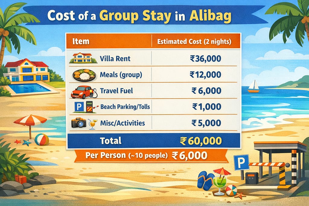 Group Stay in Alibag: 7 Powerful Reasons Villas Are the Smart Choice (2026 Guide) 2 image 15