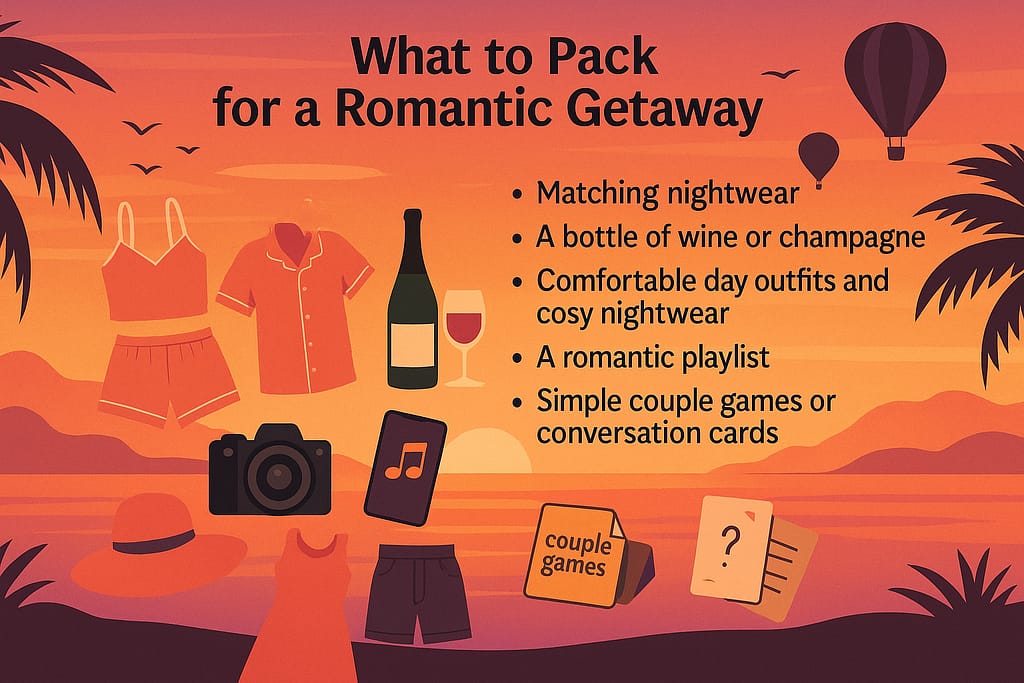 What To Pack for a Romantic Getaway