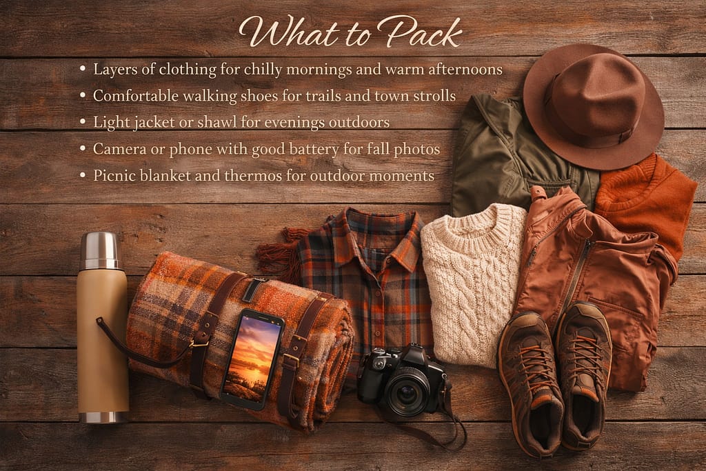 What to Pack for a Fall Getaway Near Austin