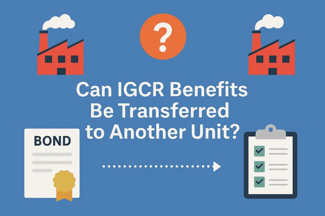 Can IGCR benefits be transferred to another unit