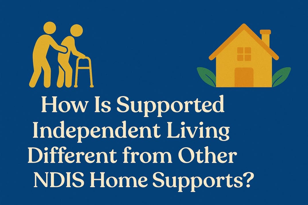 How is SIL different from other NDIS home supporters