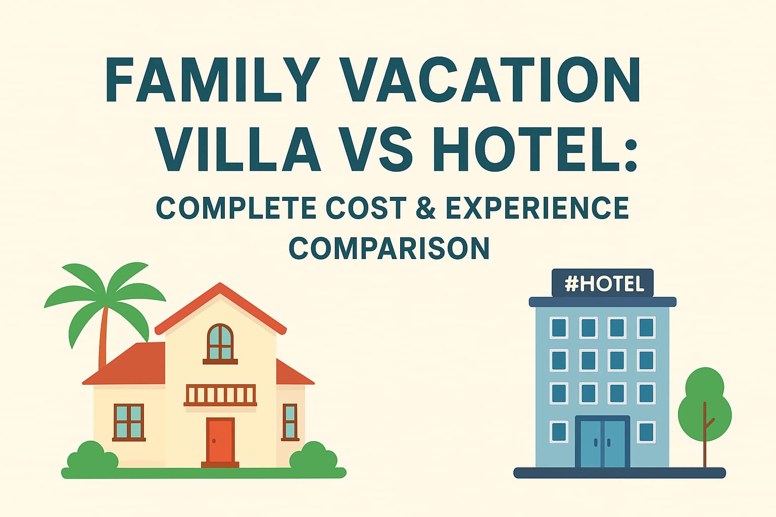 Family Vacation Villa vs Hotel