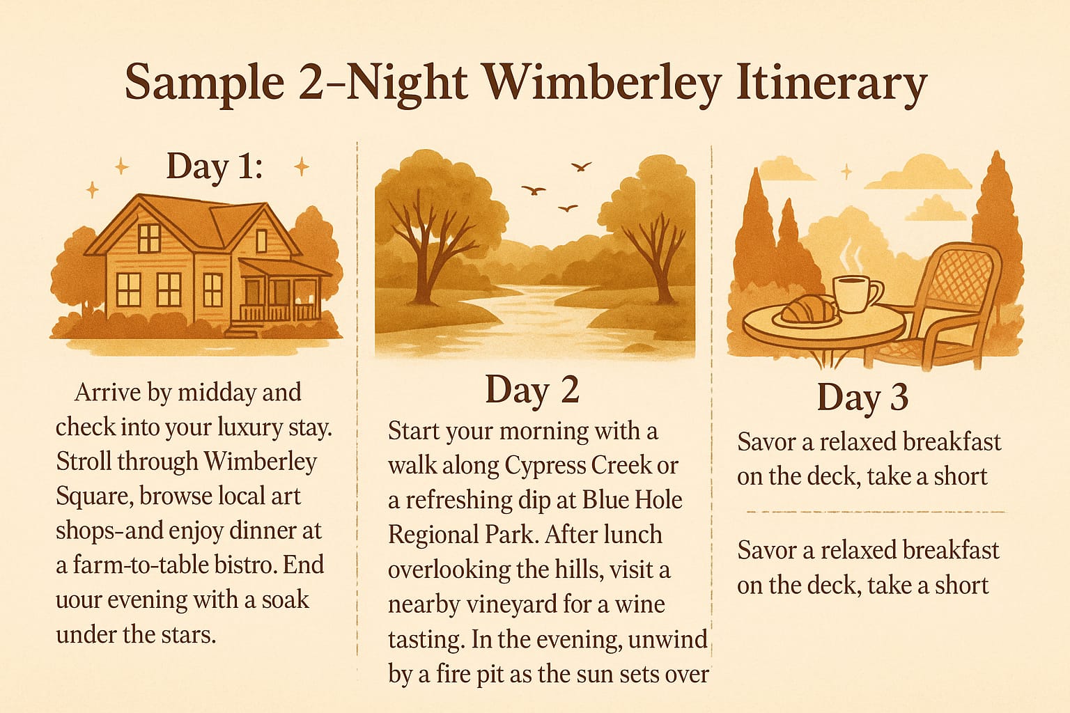 12 Best Vacation Spots in Texas for Couples 2026 | Ultimate Guide 1 2-Night Wimberley Itinerary