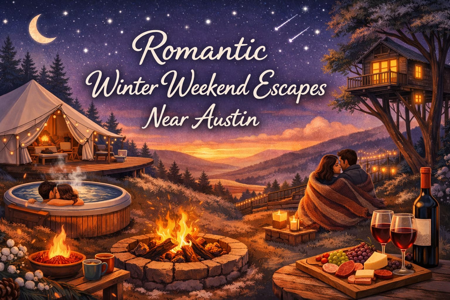 Romantic Winter Weekend Escapes Near Austin