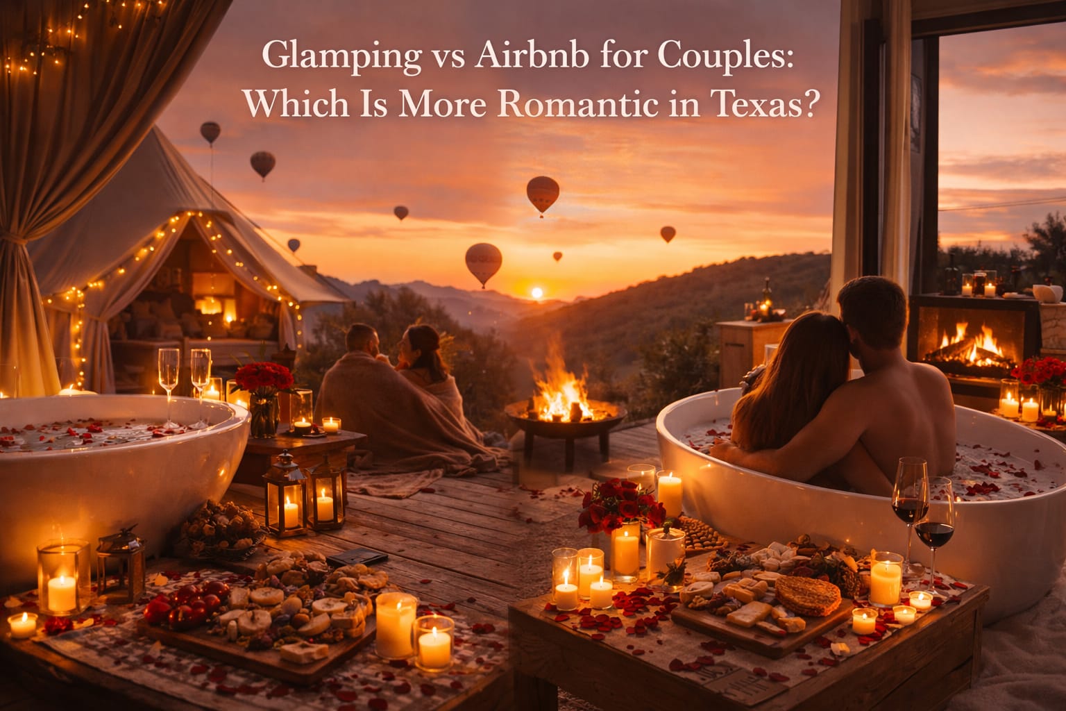 Glamping vs Airbnb for Couples