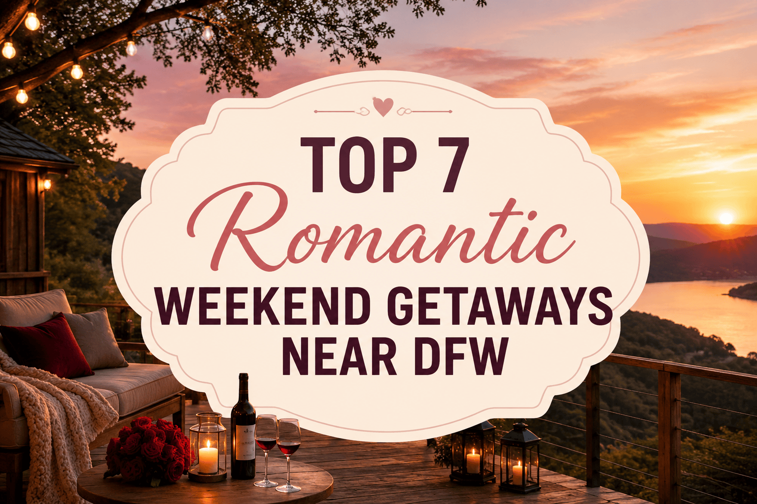Romantic Weekend Getaways Near DFW
