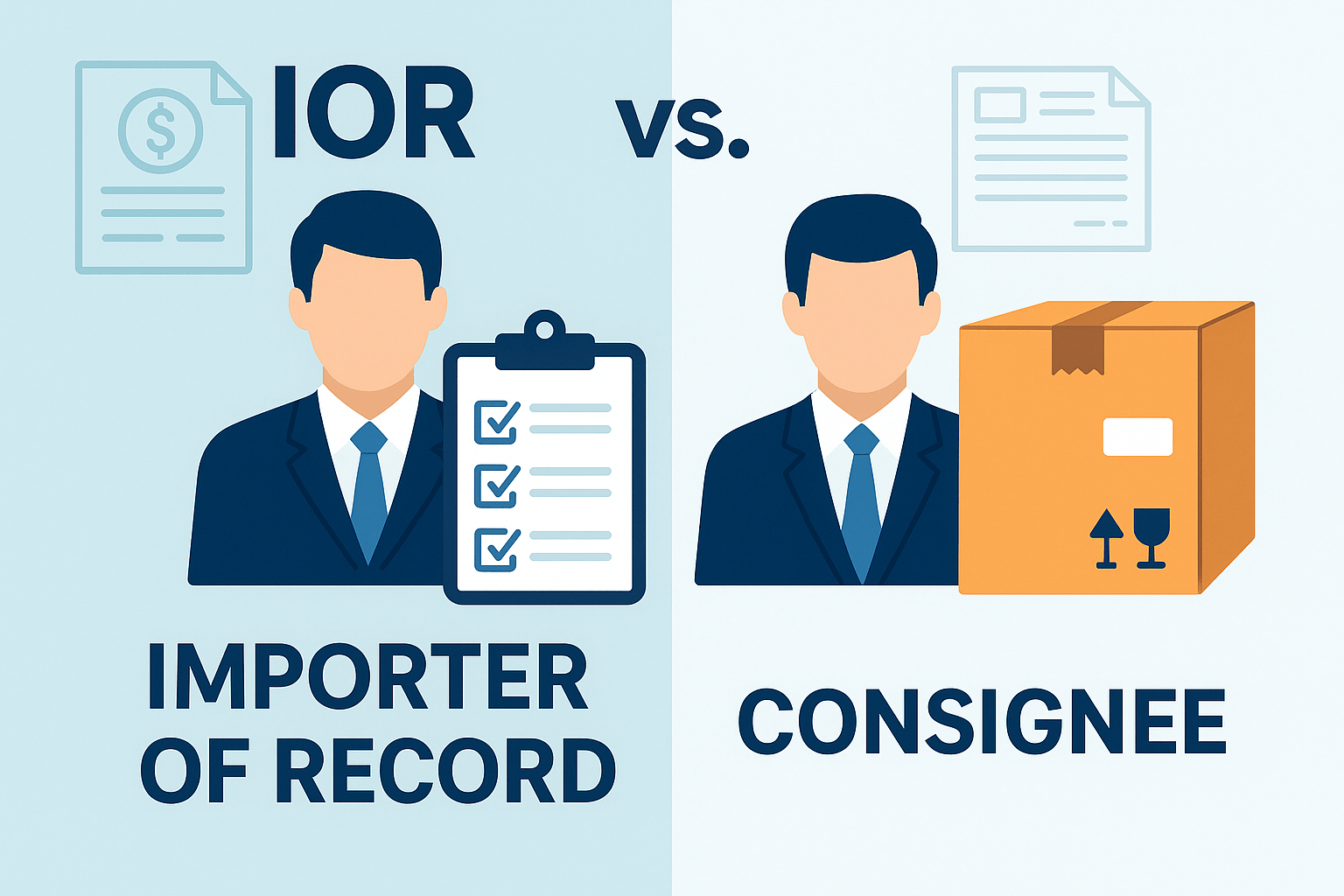ior vs consignee