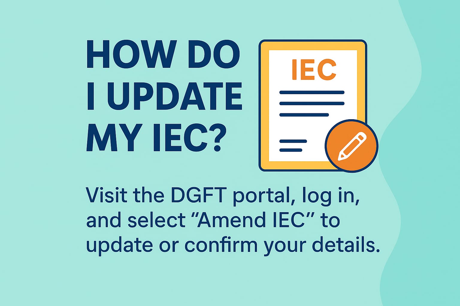 How do I update my IEC