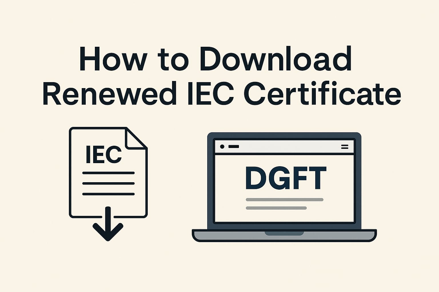 How to download renewed IEC certificate