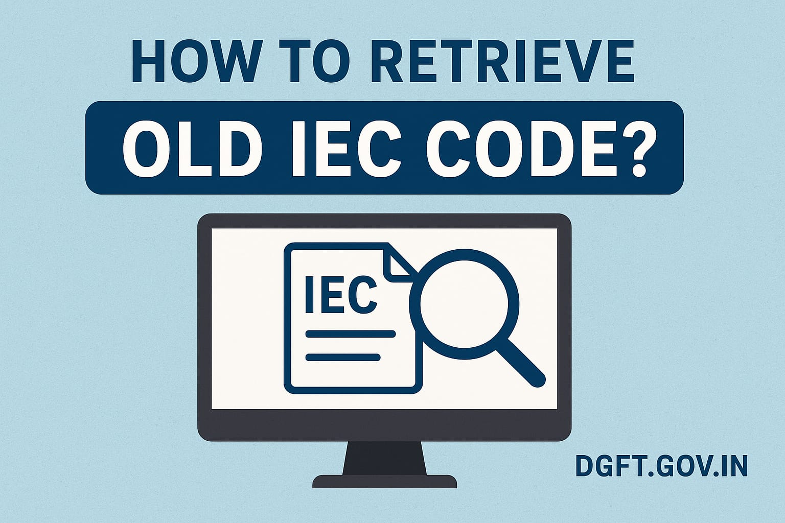 How to retreive old IEC code