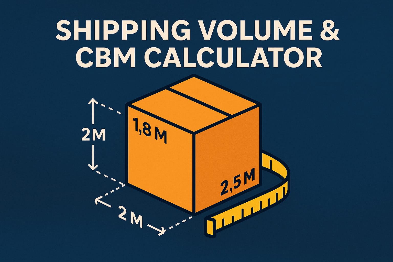 Shipping Volume & CBM Calculator
