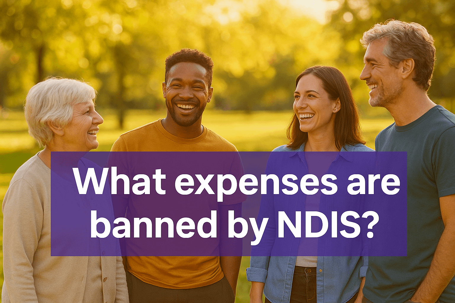 What expenses are banned by NDIS