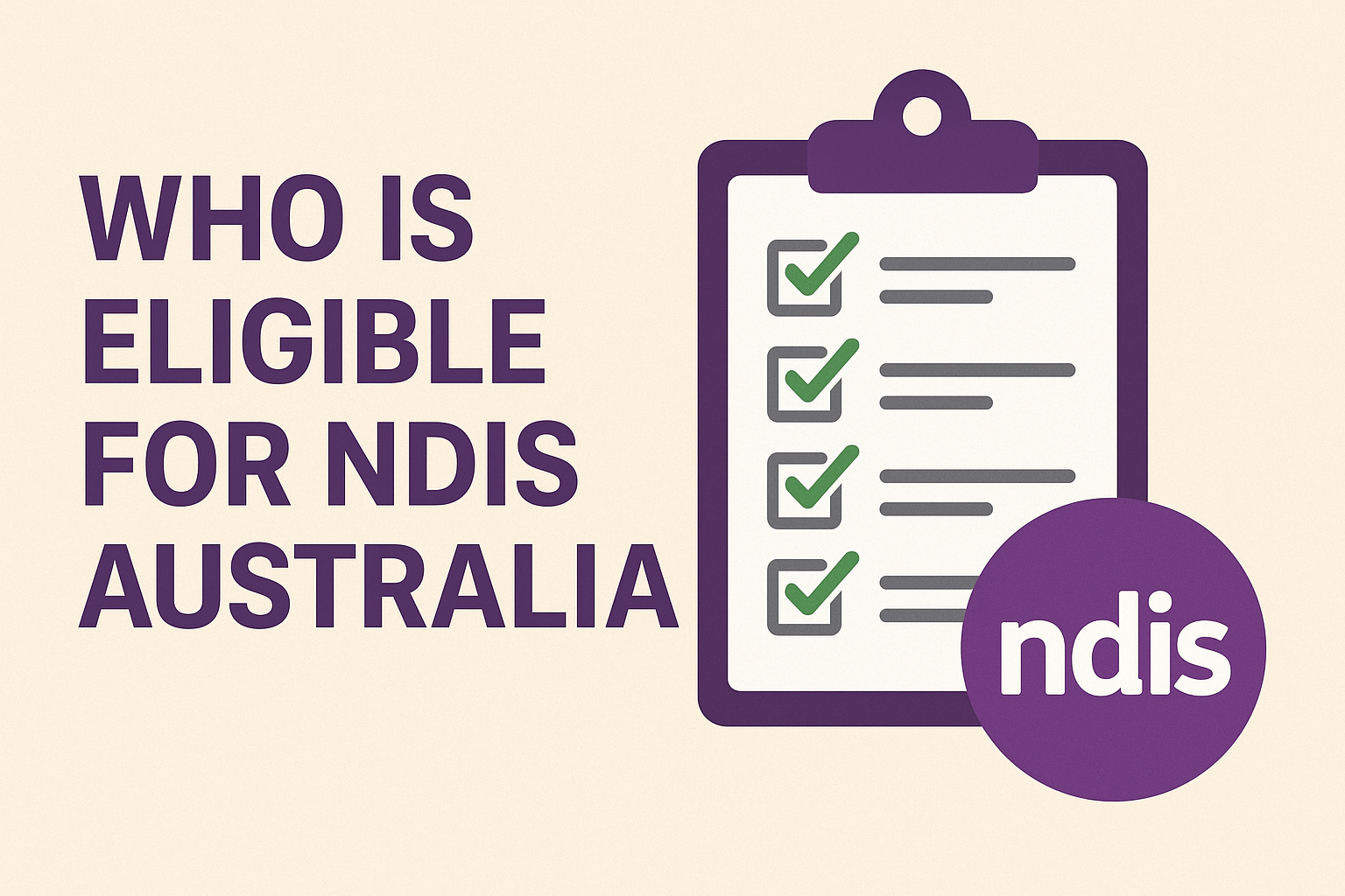Who is eligible for NDIS in Australia