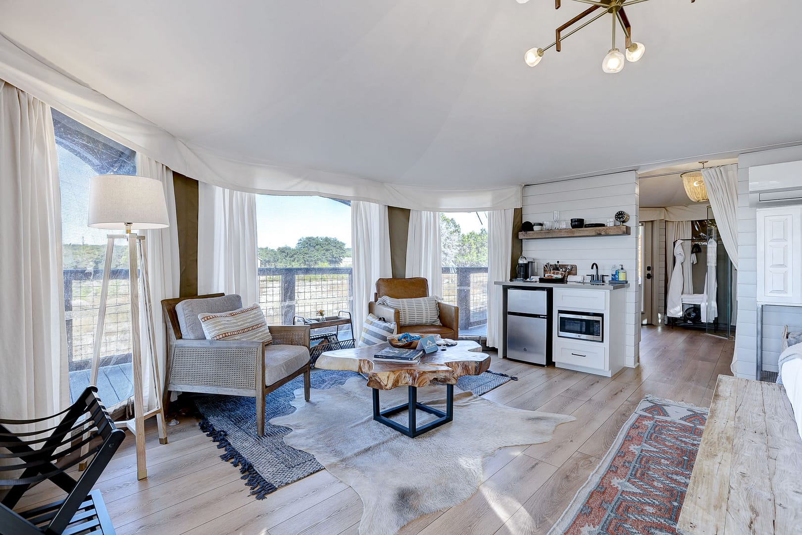 Spoon Mountain Glamping Wimberley Texas. Shaka Tent.202111 Spoon Mountain Glamping