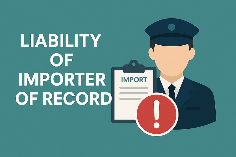 What is the liability of importer of record? 7 liability of ior
