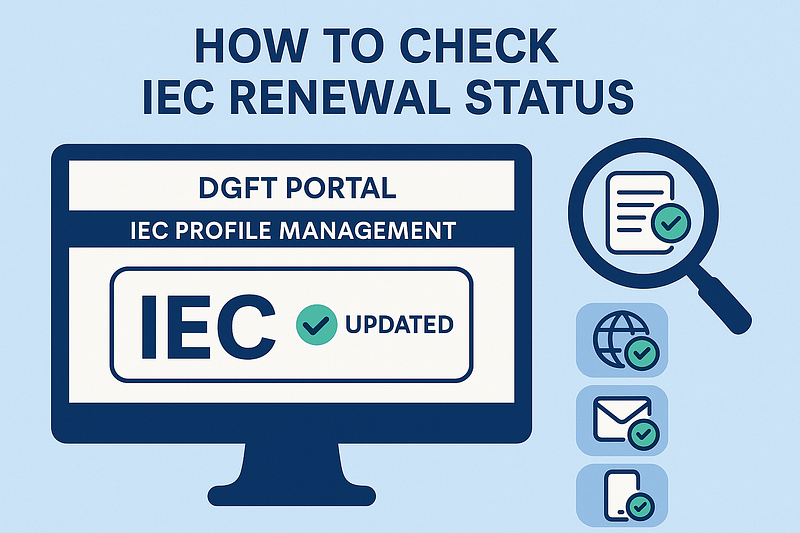 how to check iec renewal status