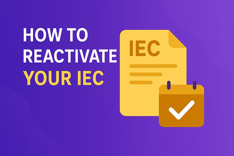 How to reactivate your IEC